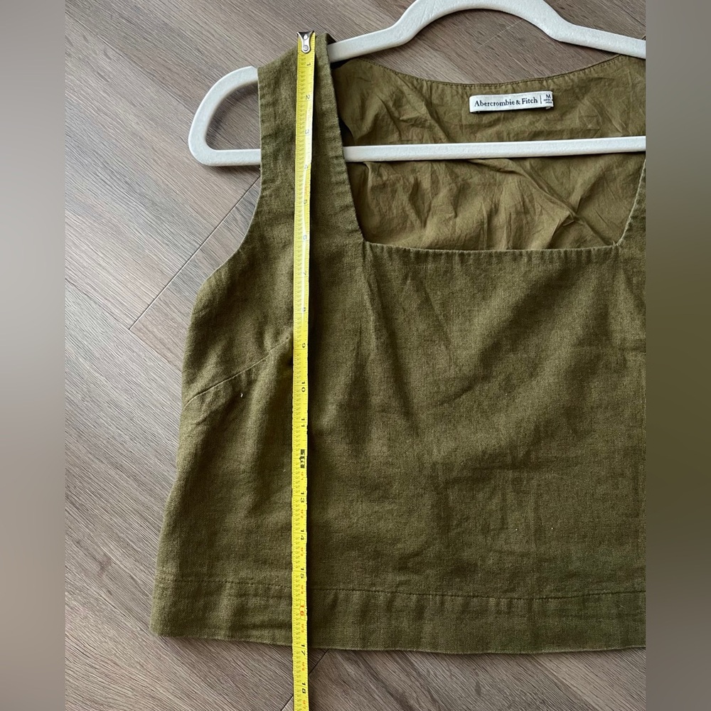 Abercrombie Linen crop top - Picture 4 of 5